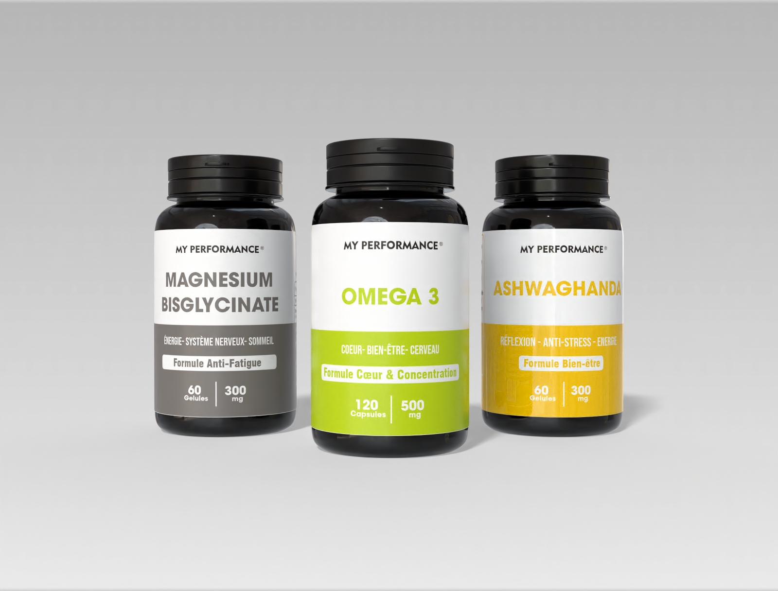 Pack Sommeil & Récupération – Magnésium, Ashwagandha, Oméga 3 | Fatigue & Stress Maroc