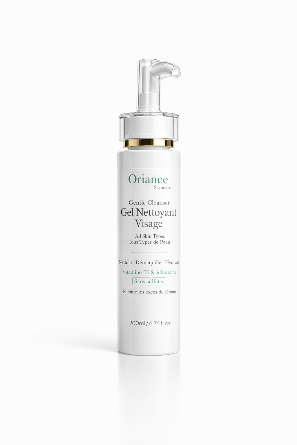 Gel Nettoyant Visage – Pureté & Équilibre (200ml)