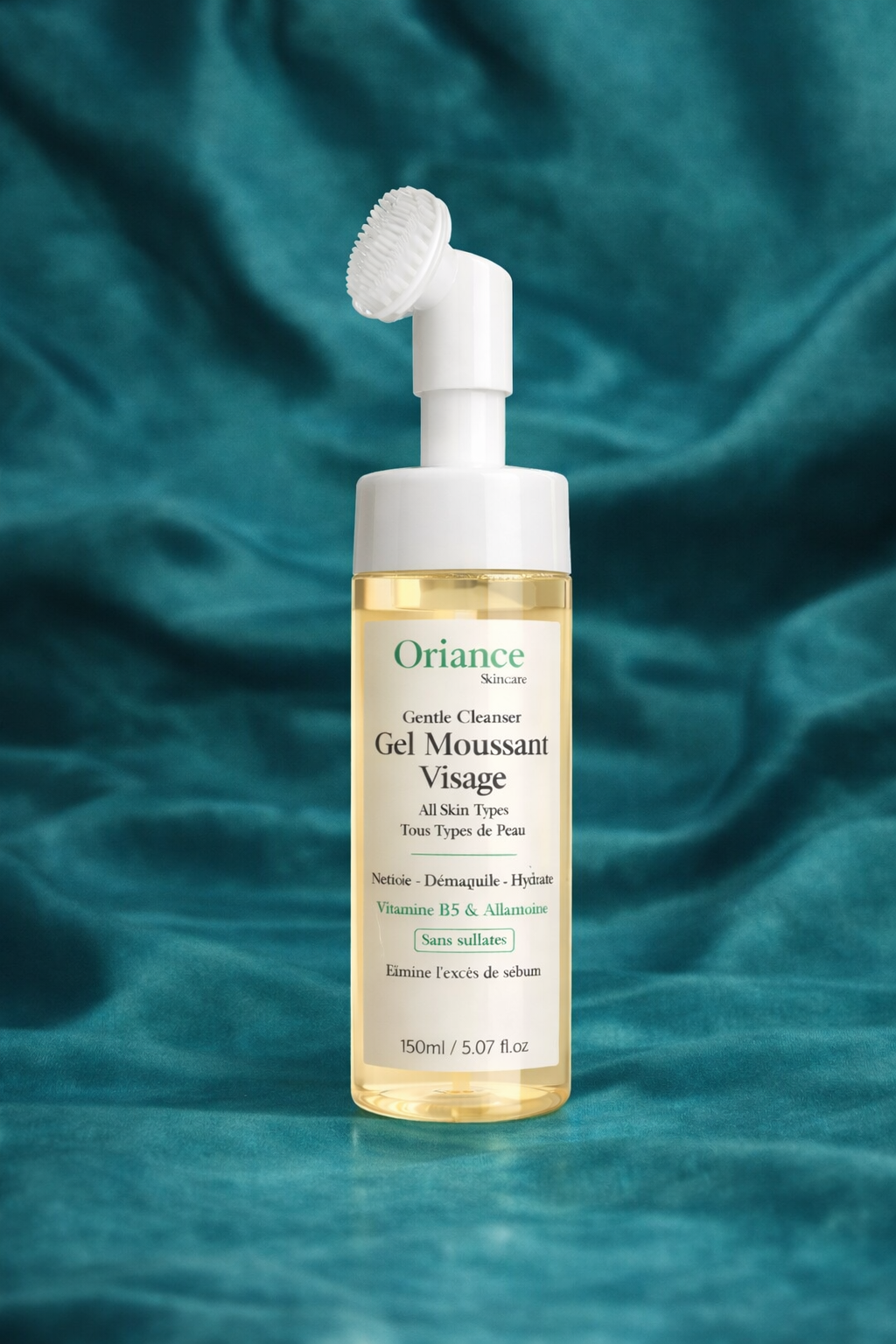 Gel Moussant Visage Nettoyant – Pureté & Éclat (150ml) – Image 3