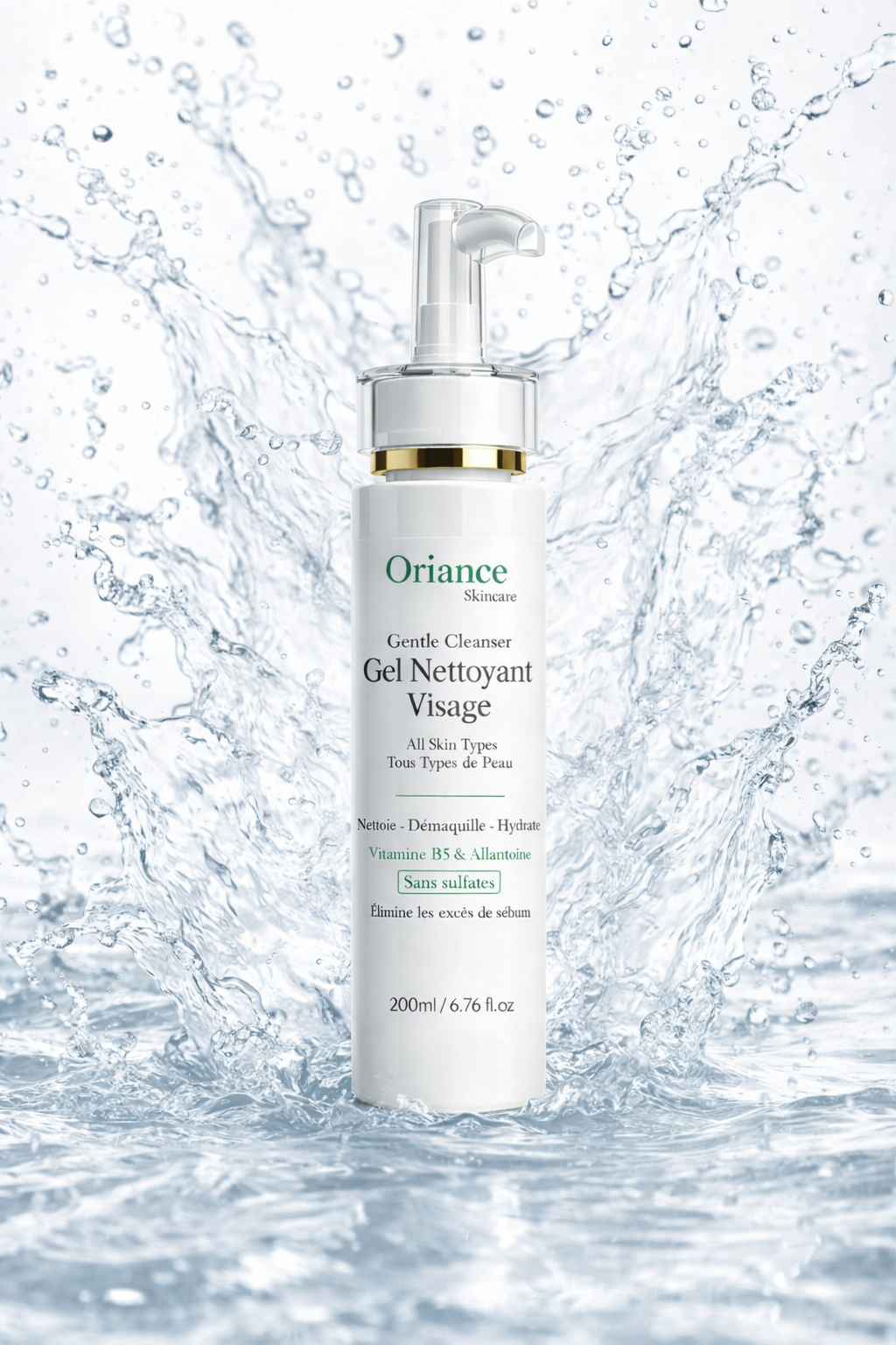 Gel Nettoyant Visage – Pureté & Équilibre (200ml) – Image 3
