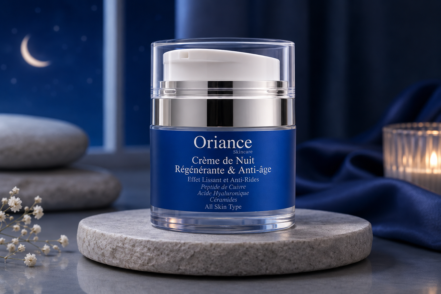 Crème de Nuit Régénérante et Anti âge 50gr